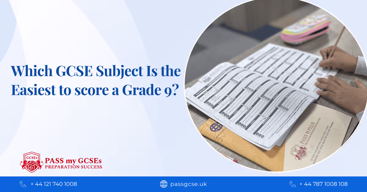 Which is the Easiest GCSE Subject to Score a Grade 9?